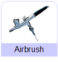 Airbrush-Pistolen und Zubehör...